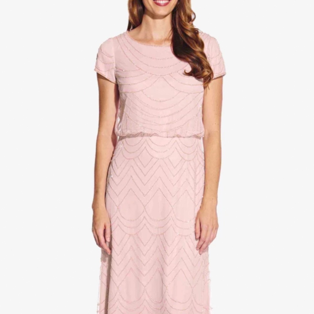 Pink Beaded Gown